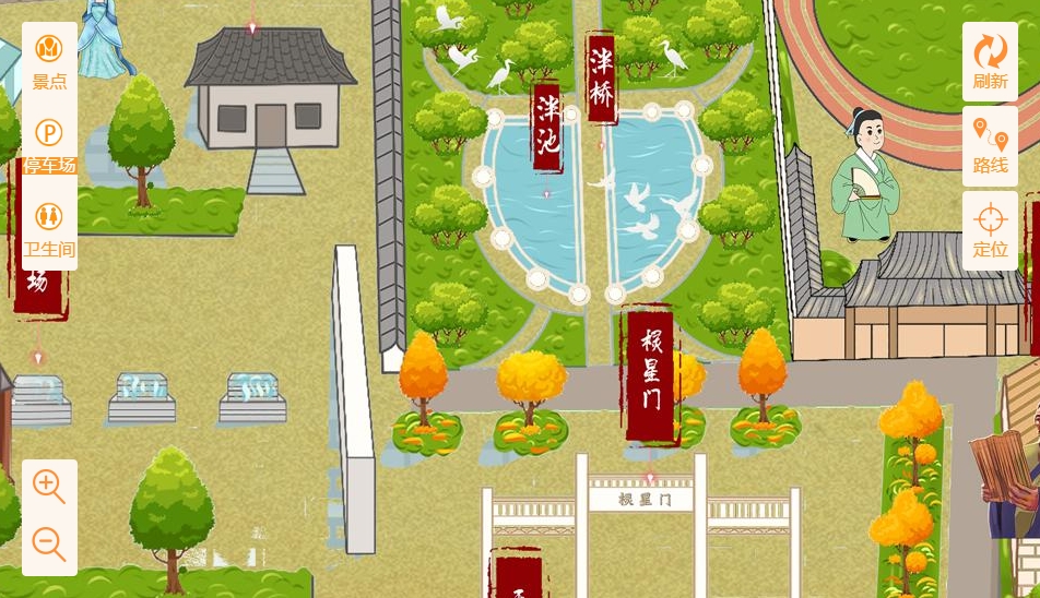 丰都手绘地图景区语音讲解导览系统：智慧景区建设的基石